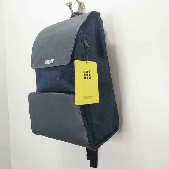 Moleskine Nomad Backpack in Prussian Blue Denim - Picture 5 of 8